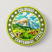 Badge Rond 7,6 Cm Colorado (Devant)