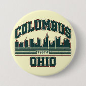 Badge Rond 7,6 Cm Columbus.Ohio (Devant)