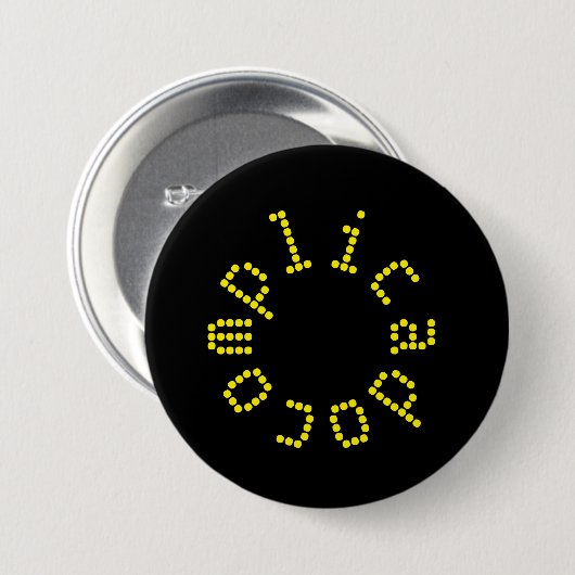 Badge Rond 7,6 Cm complice (Devant & derrière)