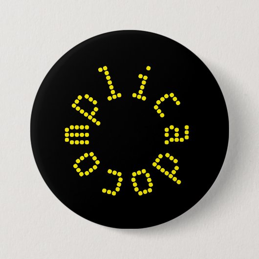 Badge Rond 7,6 Cm complice (Devant)