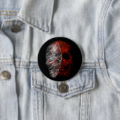 BADGE ROND 7,6 CM CONCEPTION DE CADEAU D'HALLOWEEN AVEC GRAPHIQUE DE (En situation)