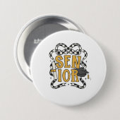 Badge Rond 7,6 Cm Conception de la classe de troisième cycle 🎓 ✨ (Devant & derrière)