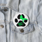 Badge Rond 7,6 Cm Conception de ruban de sensibilisation au lymphome (En situation)