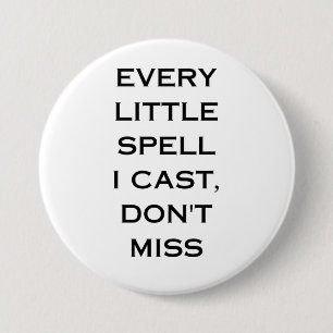 Badge Rond 7,6 Cm Conception de typographie de citation de manifesta