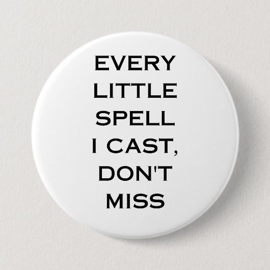 Badge Rond 7,6 Cm Conception de typographie de citation de manifesta (Devant)