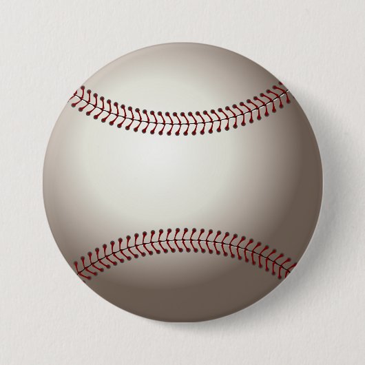 Badge Rond 7,6 Cm Conception d'une balle de base (Devant)