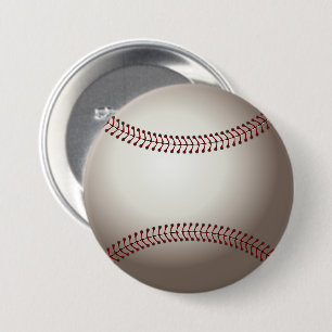 Badge Rond 7,6 Cm Conception d'une balle de base