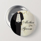 Badge Rond 7,6 Cm Conceptions de noce (Devant & derrière)