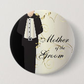 Badge Rond 7,6 Cm Conceptions de noce (Devant)
