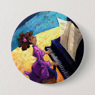 Badge Rond 7,6 Cm Concert de piano