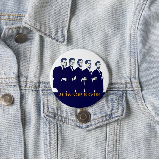 Badge Rond 7,6 Cm Concurrents présidentiels du GOP 2016 (En situation)