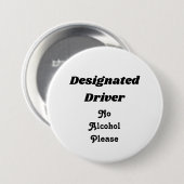 Badge Rond 7,6 Cm Conducteur indiqué 3" bouton (Devant & derrière)