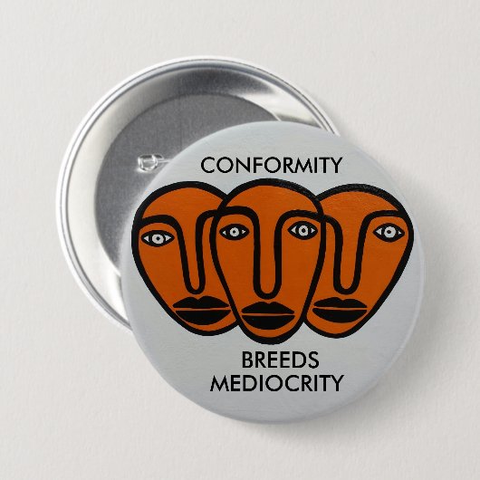 Badge Rond 7,6 Cm Conformité 2 (Devant & derrière)