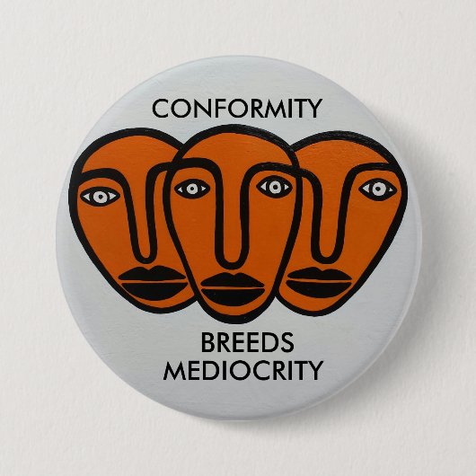 Badge Rond 7,6 Cm Conformité 2 (Devant)