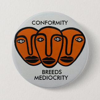 Badge Rond 7,6 Cm Conformité 2