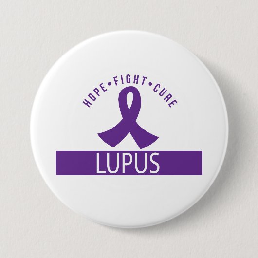 Badge Rond 7,6 Cm Conscience de lupus de traitement de combat (Devant)