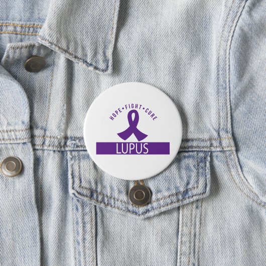Badge Rond 7,6 Cm Conscience de lupus de traitement de combat (En situation)