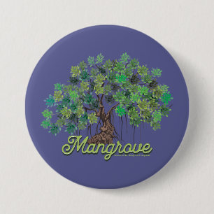 Badge Rond 7,6 Cm Conservation des mangroves