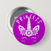 Badge Rond 7,6 Cm cool mermaid parties scintillant monicorne princes (Devant & derrière)