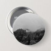 Badge Rond 7,6 Cm Cool, nature brumeuse magique (Devant & derrière)