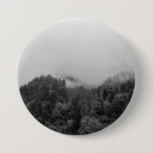 Badge Rond 7,6 Cm Cool, nature brumeuse magique