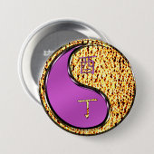 Badge Rond 7,6 Cm Coq de feu (Devant & derrière)