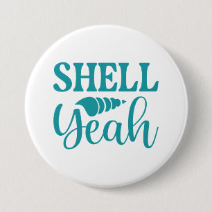 Badge Rond 7,6 Cm Coque Oui