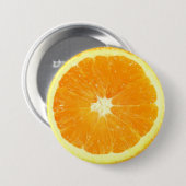 Badge Rond 7,6 Cm Coupe orange (Devant & derrière)