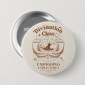 Badge Rond 7,6 Cm Cours de Divination - Clarifier l'Avenir (Devant & derrière)