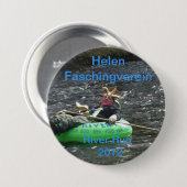 Badge Rond 7,6 Cm Course de rivière de Faschingverein (Devant & derrière)