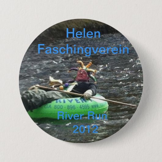 Badge Rond 7,6 Cm Course de rivière de Faschingverein (Devant)