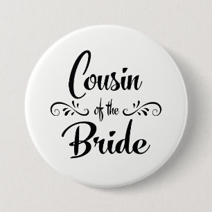Badge Rond 7,6 Cm Cousin du dîner de répétition de mariage de jeune
