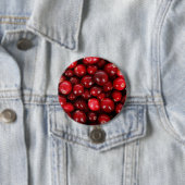 Badge Rond 7,6 Cm Cranberry (En situation)
