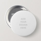 Badge Rond 7,6 Cm Create Your Own Custom Design Large 3 Inch Round (Devant & derrière)