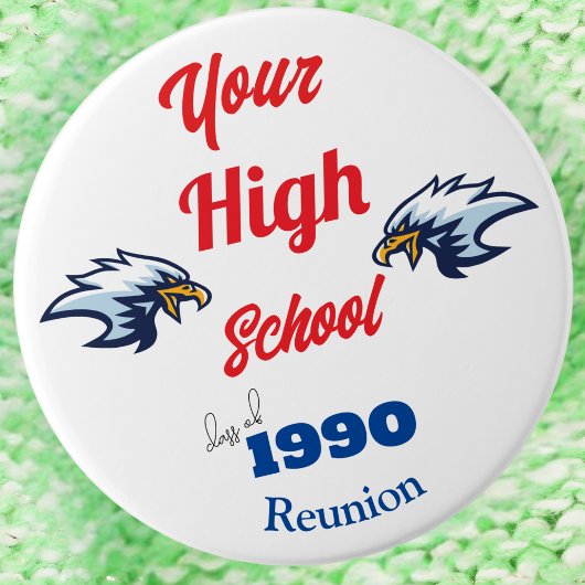 Badge Rond 7,6 Cm Create Your Own Personalized Class Reunion Button