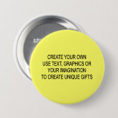 Badge Rond 7,6 Cm Créez vos propres grands insignes de bouton (Devant & derrière)
