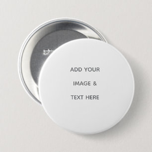 Badge Rond 7,6 Cm Créez Votre Propre blanc
