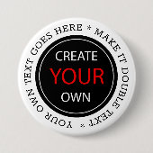 Badge Rond 7,6 Cm Créez votre propre - Personnalisé, marqué / Person (Devant)