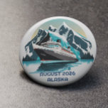 Badge Rond 7,6 Cm Croisière Navire Océan Alaska mountain<br><div class="desc">Cette conception peut être personnalisée dans la zone fournie en modifiant la photo et/ou le texte. Vous pouvez également le customiser en cliquant sur Personnaliser ce Modèle, puis en choisissant l'option cliquer pour customiser et supprimer ou modifier la couleur de l'arrière - plan, ajouter du texte, modifier la couleur ou...</div>