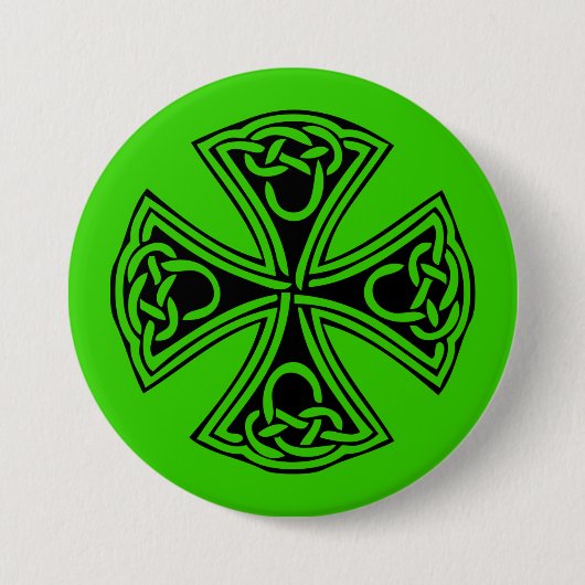 Badge Rond 7,6 Cm croix_céleste (Devant)