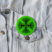 Badge Rond 7,6 Cm croix_céleste (En situation)