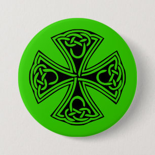 Badge Rond 7,6 Cm croix_céleste