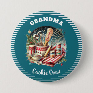 Badge Rond 7,6 Cm Cuisine de Noël personnalisée
