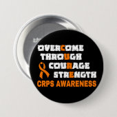 BADGE ROND 7,6 CM CURE...CRPS (Devant & derrière)