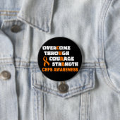 BADGE ROND 7,6 CM CURE...CRPS (En situation)
