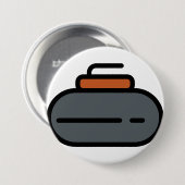 Badge Rond 7,6 Cm curling (Devant & derrière)