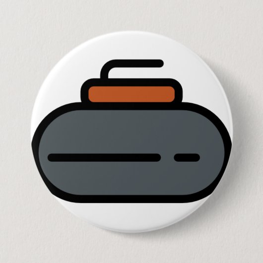 Badge Rond 7,6 Cm curling (Devant)