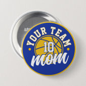 Badge Rond 7,6 Cm Custom Basketball Mom Button (Devant & derrière)