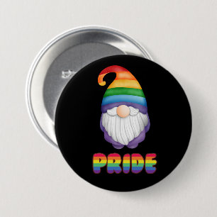 Badge Rond 7,6 Cm Cute LGBTQ Pride coloré arc-en-ciel