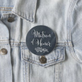 Badge Rond 7,6 Cm Dame de honneur de tableau (En situation)
